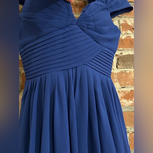Lulus Come Away With Me Royal Blue Skater Dress Size Small - Picture 9 of 15